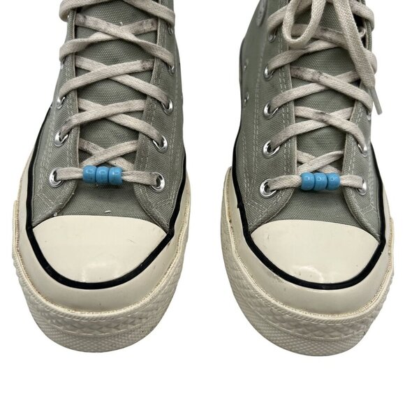 Converse Chuck Taylor All Star Size US M6 / W8 Embroidered Sage High Top Sneaker - Picture 9 of 16